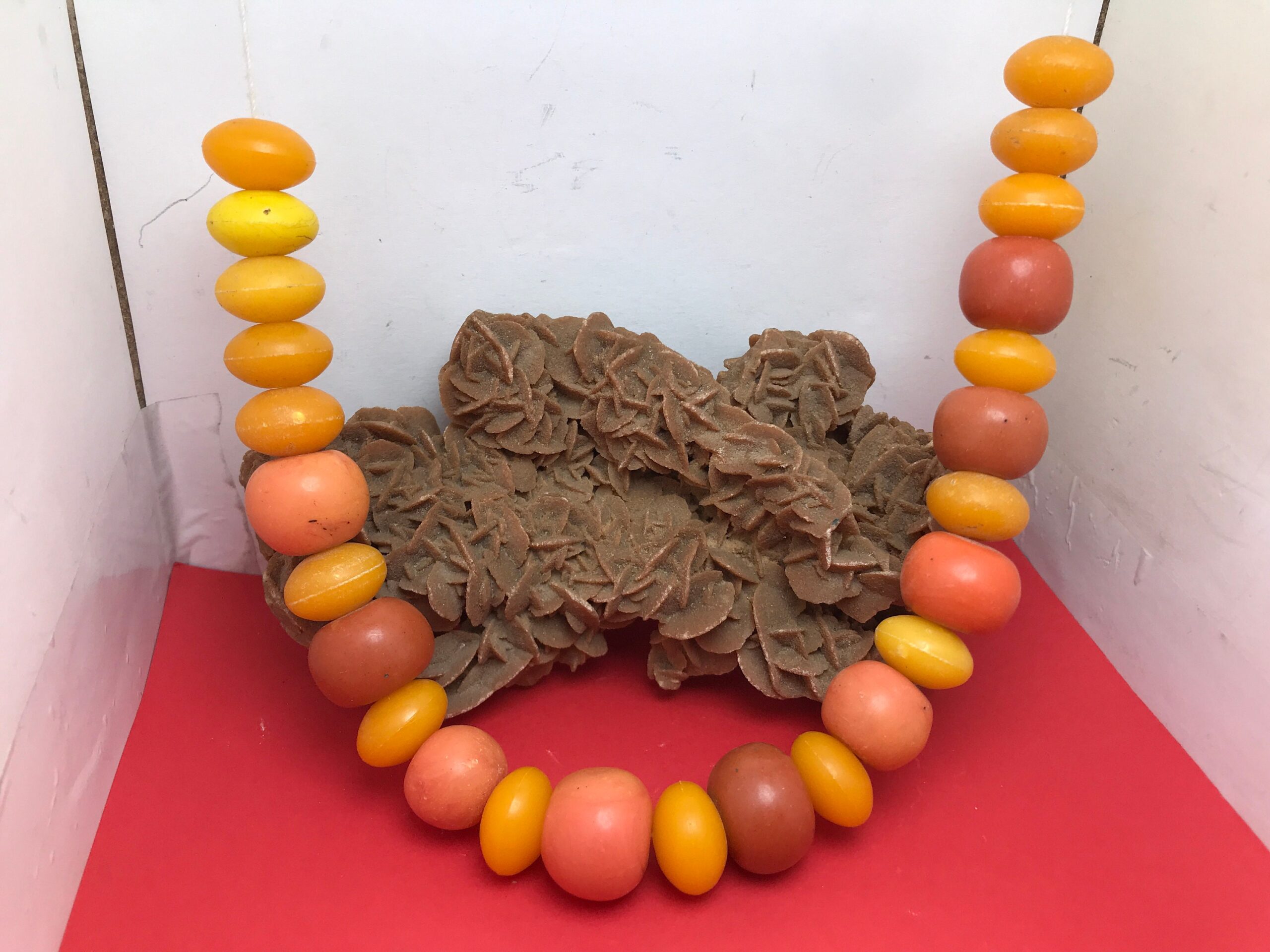 Vintage Berber Necklace Beads: Old Moroccan Jewelry Making - Image 7