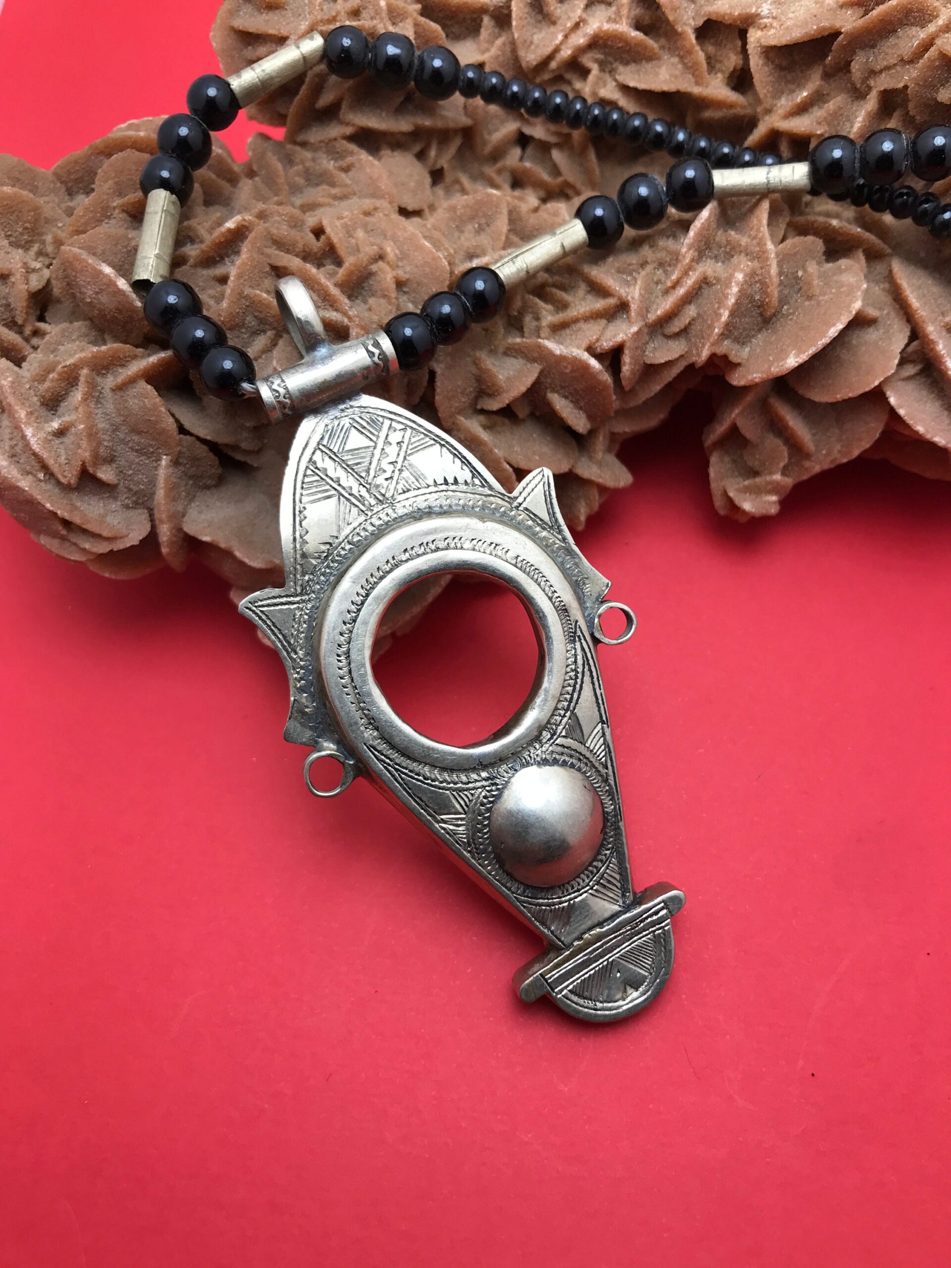 Tuareg's silver talisman amulet Crosses are replicas of charms as used by Tuareg tribes - Image 2