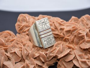 Handmade Solid Silver Touareg Ring: African Ethnic Jewelry