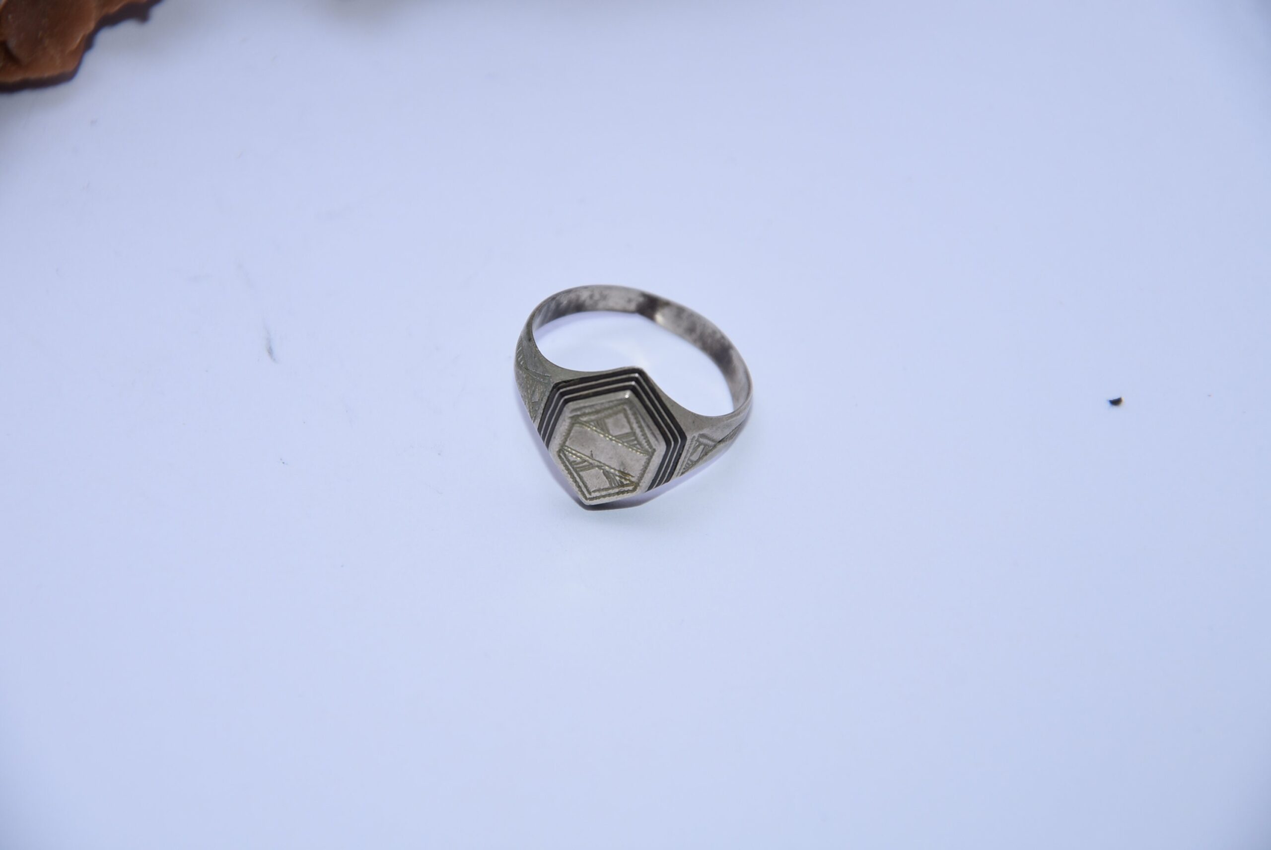 Ancienne touareg bague argent fait a main - Image 4