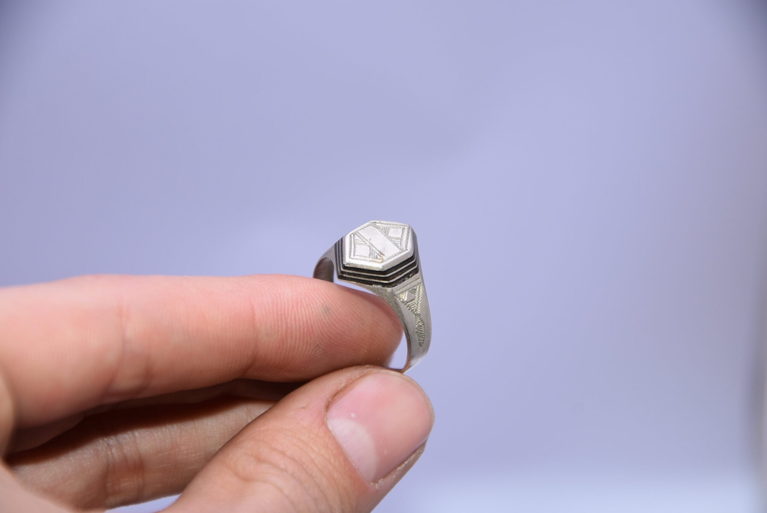 Ancienne touareg bague argent fait a main - Image 7