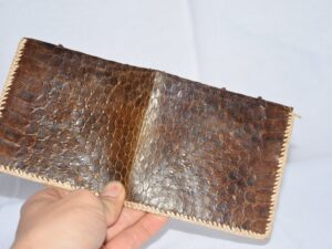 Tuareg Leather Wallet: Moroccan Berber Style