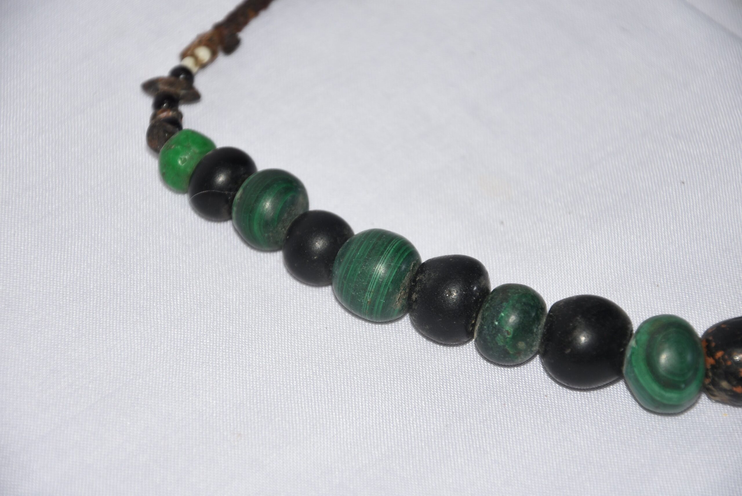 Vintage Berber Necklace: Old Moroccan Glass Beads - Image 5