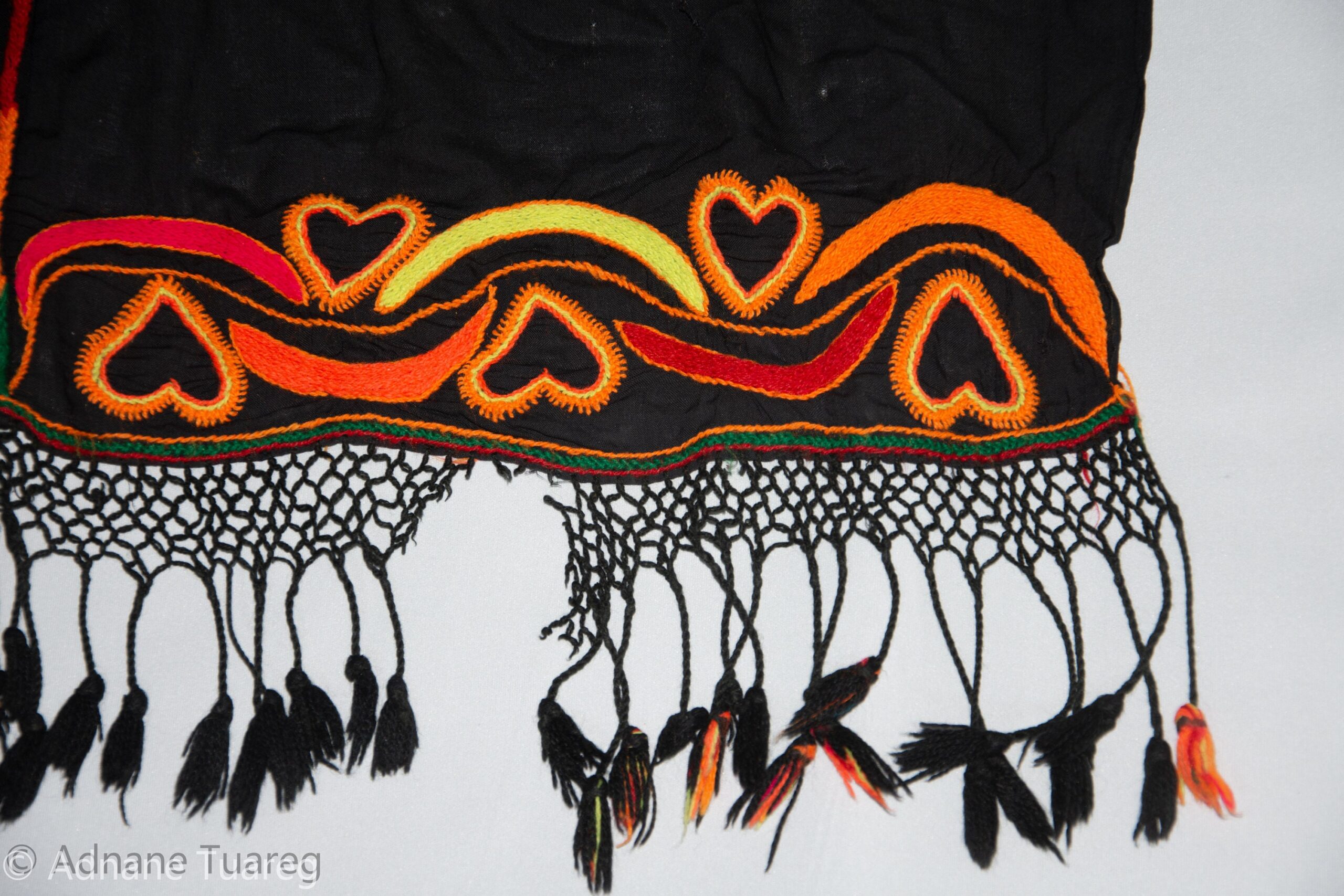 Berber Embroidered tahrouyt, zagoura dress old 1940s - Image 6