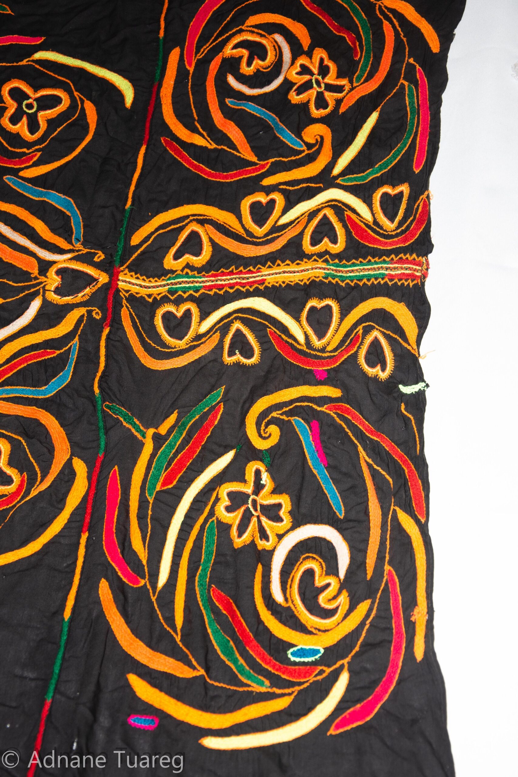 Berber Embroidered tahrouyt, zagoura dress old 1940s - Image 7