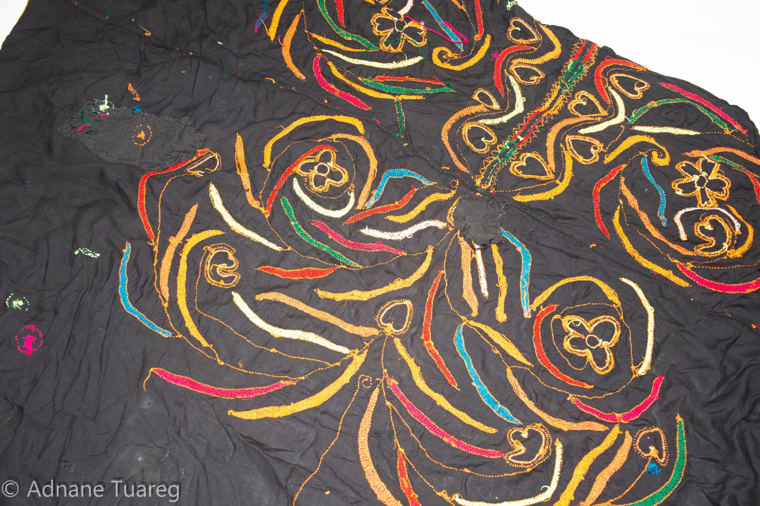 Berber Embroidered tahrouyt, zagoura dress old 1940s - Image 9
