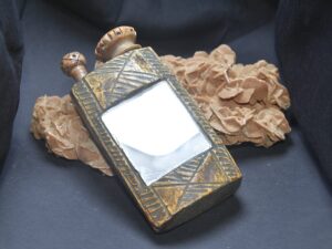 Old Kajal Kohl Wood Bottle Morocco, Moroccan Jewels Antique empty