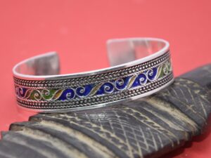 Bracelet berbère Argent Enamel