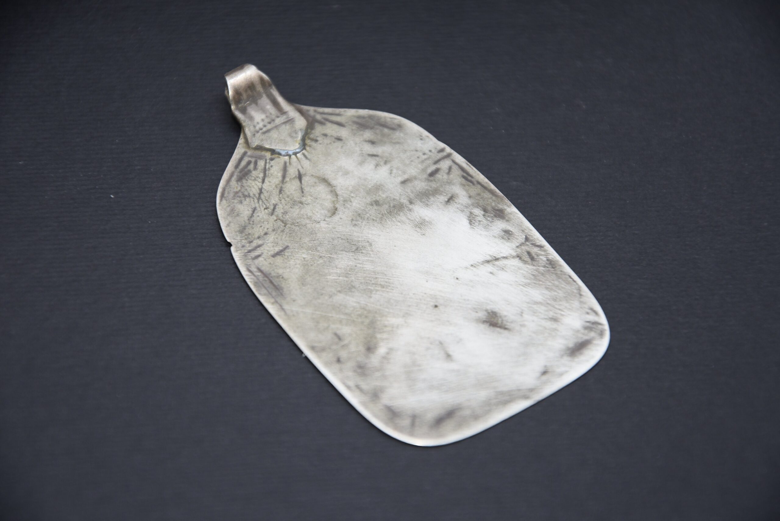 Vintage Berber Silver Pendant: Moroccan Tribal Amulet - Image 6