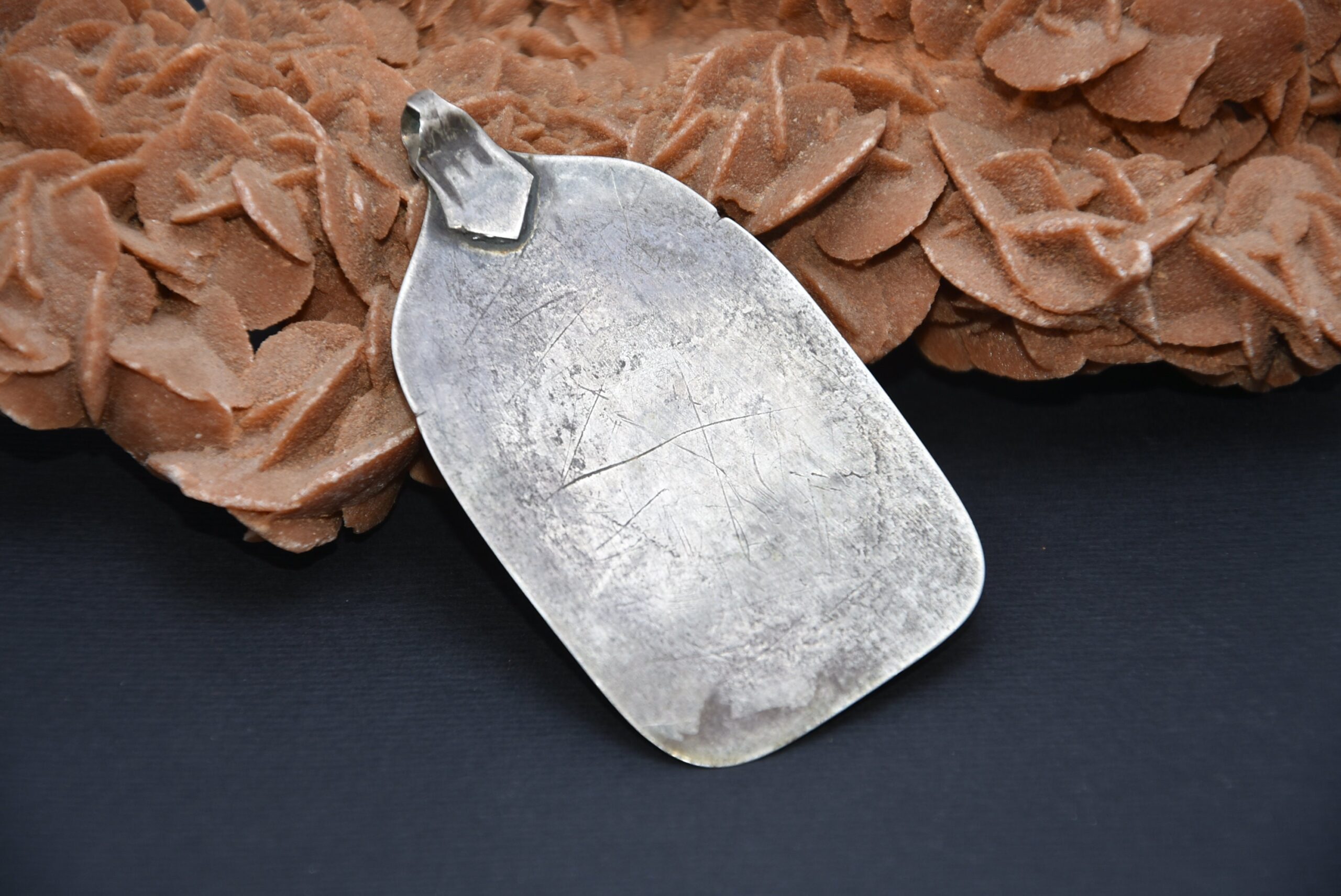 Vintage Berber Silver Pendant: Moroccan Tribal Amulet - Image 4