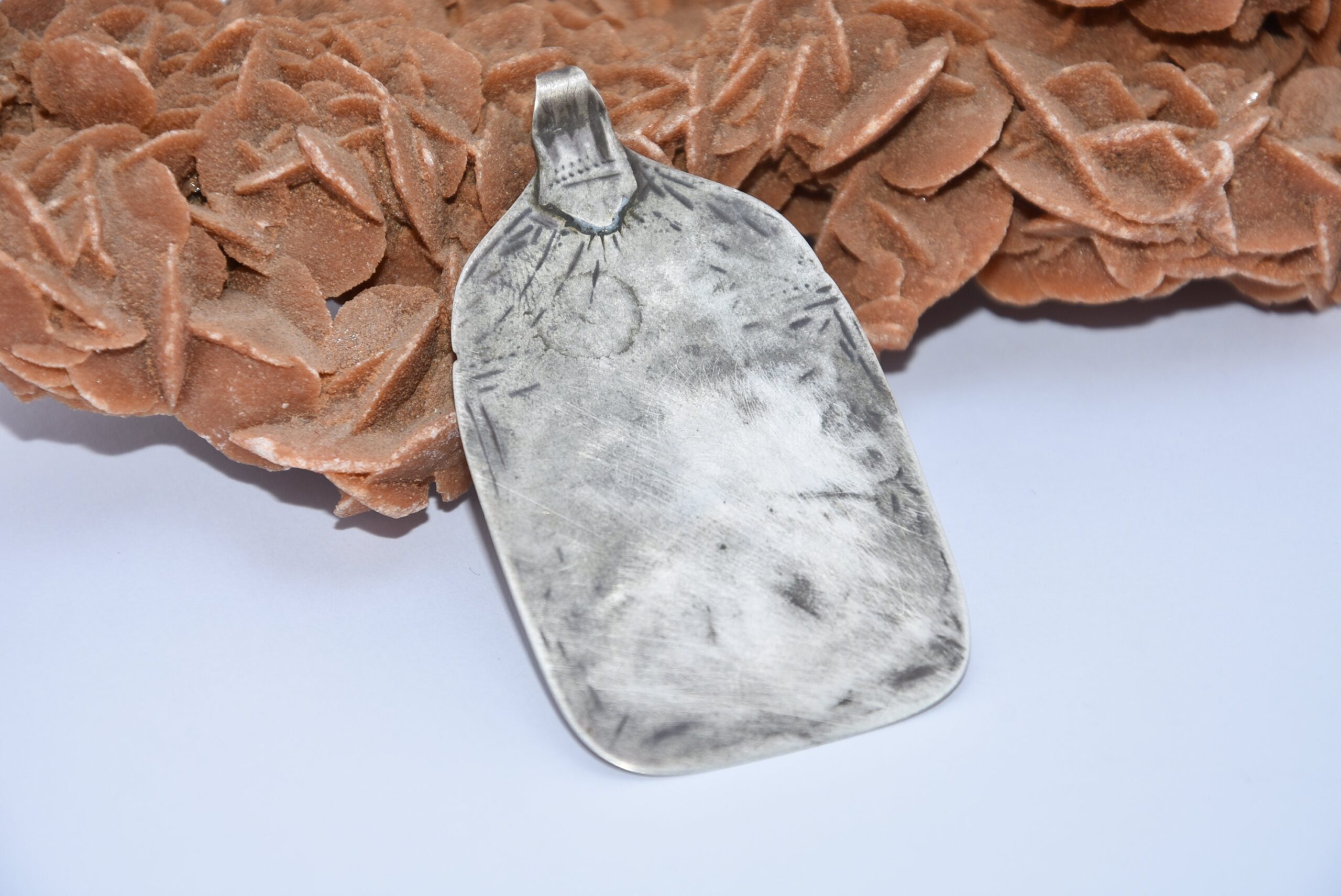 Vintage Berber Silver Pendant: Moroccan Tribal Amulet - Image 2