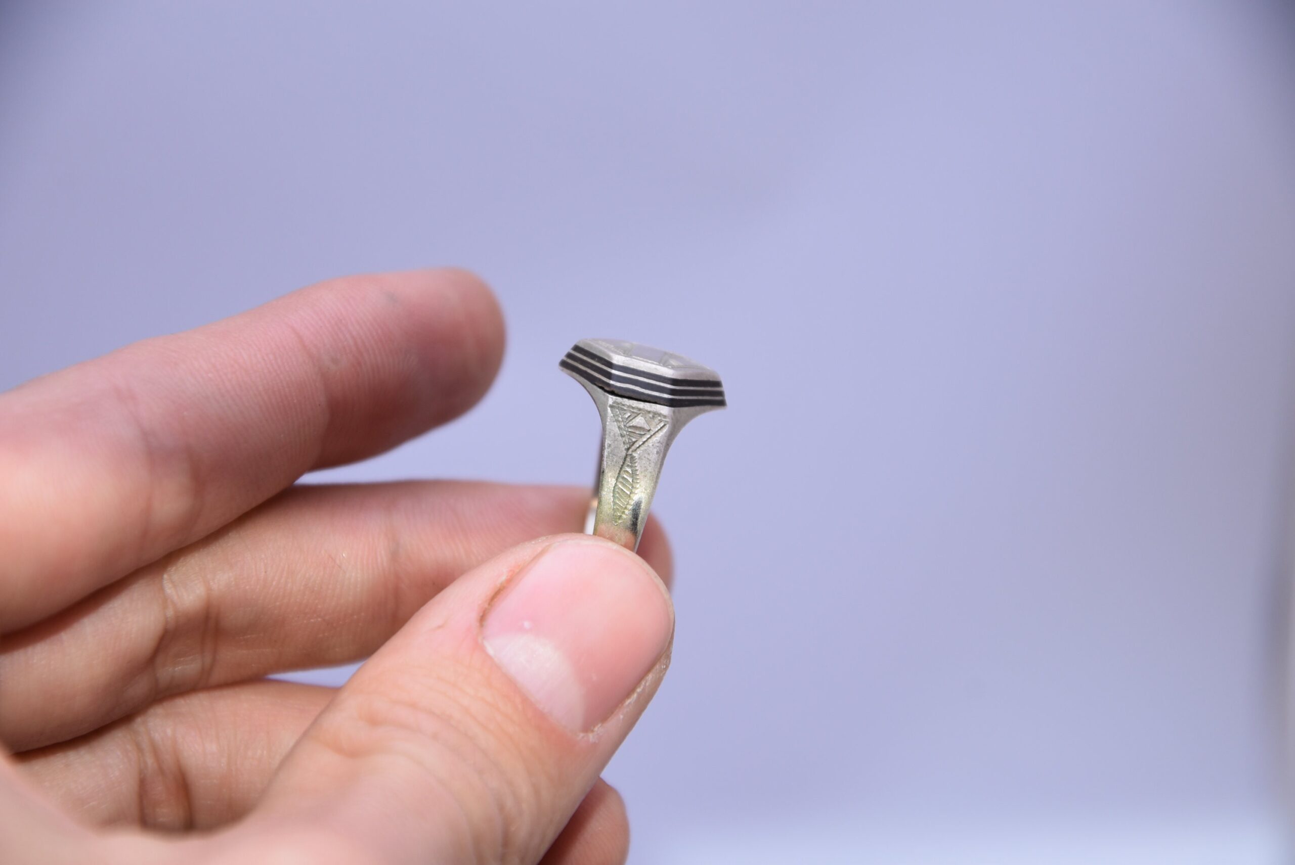 Ancienne touareg bague argent fait a main - Image 6