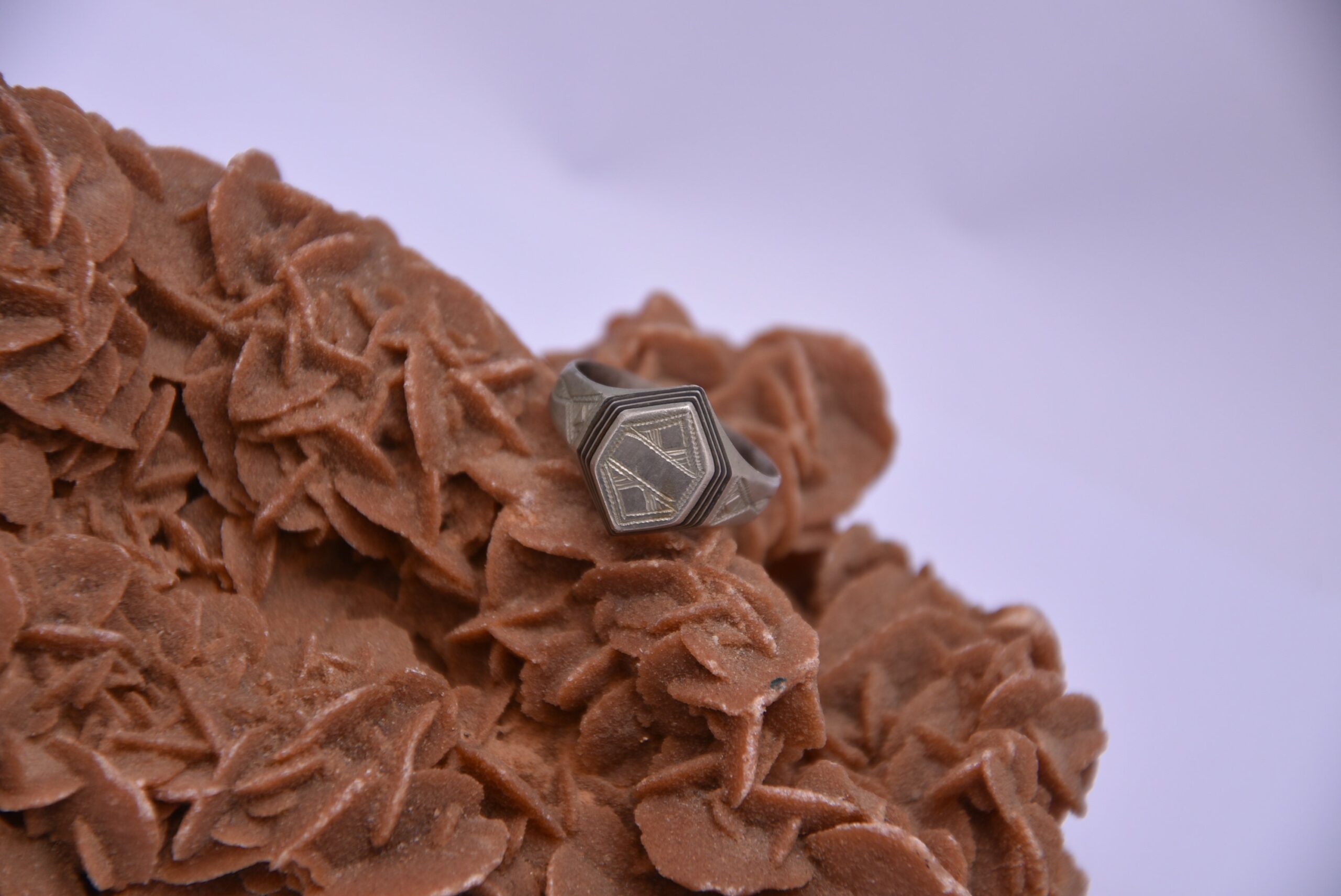 Ancienne touareg bague argent fait a main - Image 8