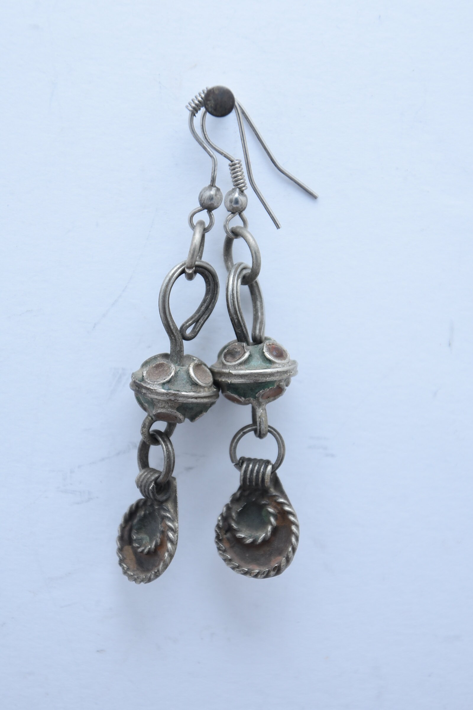 Vintage Berber Earrings enamel - Image 2