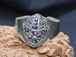 Handmade Sterling Silver Berber Cuff Bracelet: Moroccan Filigree Jewelry
