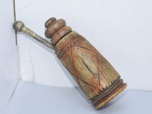 Ethnic Kajal Kohl Wood Bottle Berber Morocco, moroccan mascara empty