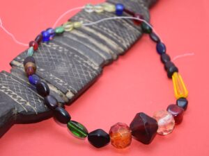 Antique Glass Beads For Moroccan Necklace