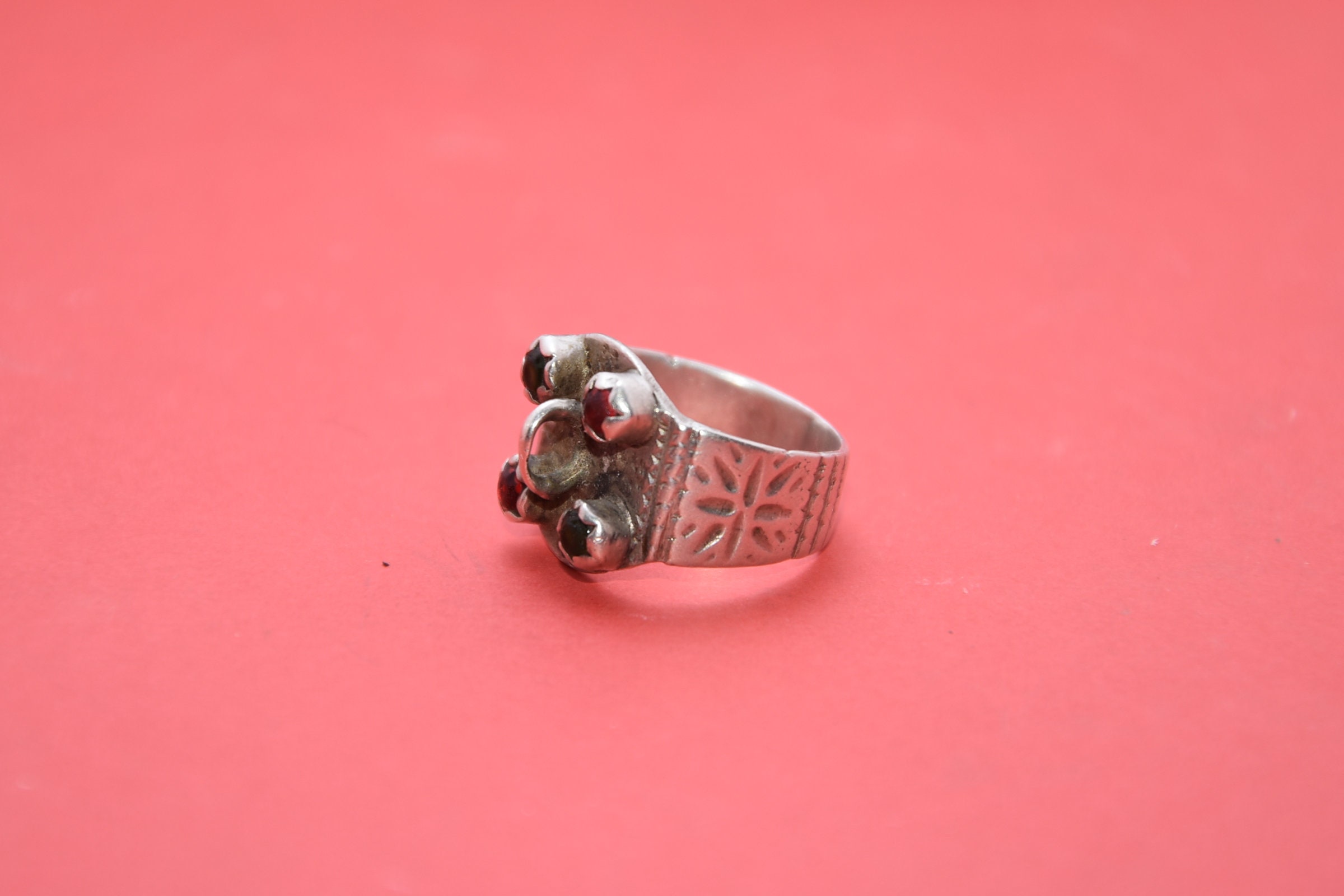 Ancien berbère bague argent du sud du Maroc - Image 6