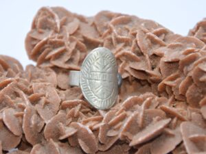 Antique Berber Silver Ring: Ait Atta Tribal Jewelry, Size 9