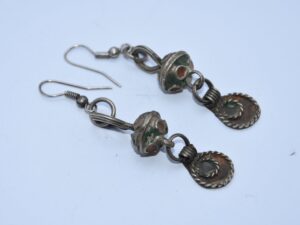 Vintage Berber Earrings enamel