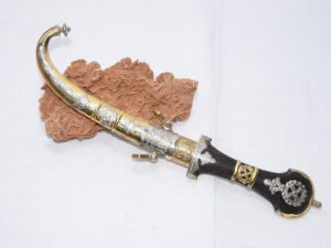 poignards marocains couteau Lame faite à la main, Dague décorative, Décor de poignard fait jambiya Berber
