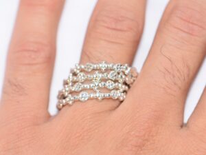 Tuareg Silver Rings Set: Mauritania Berber Ethnic Jewelry