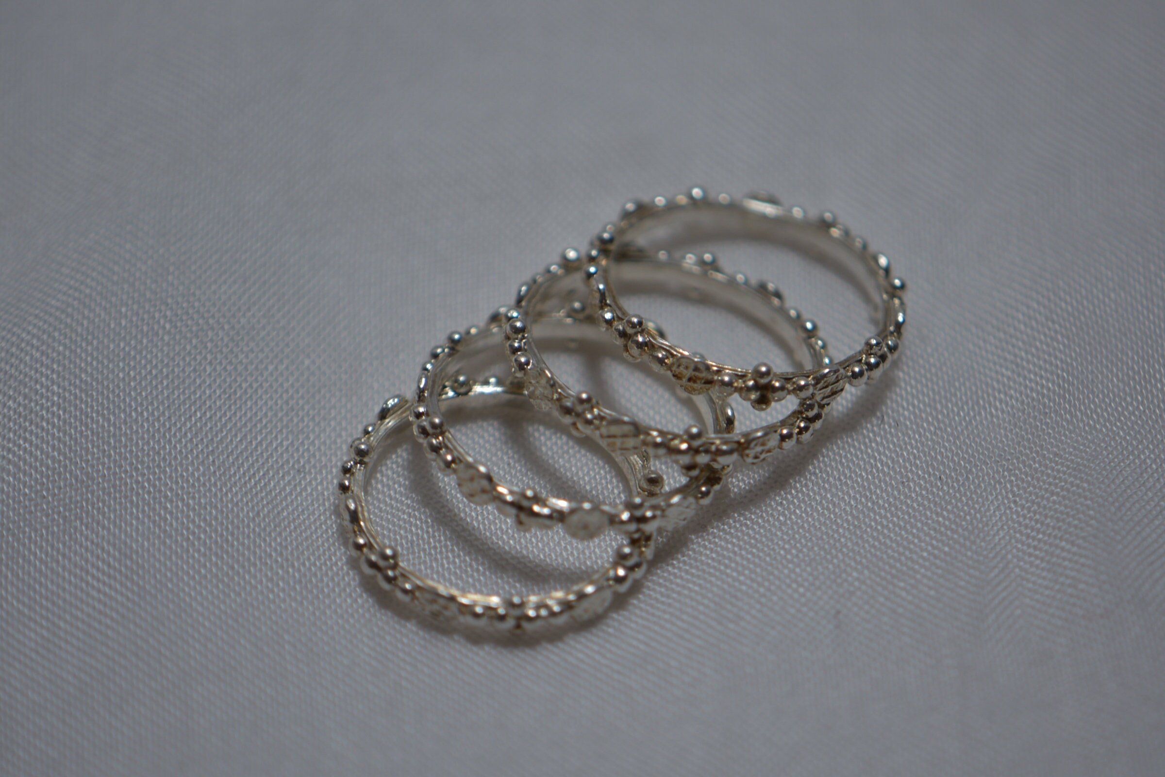 Tuareg Silver Rings Set: Mauritania Berber Ethnic Jewelry - Image 4
