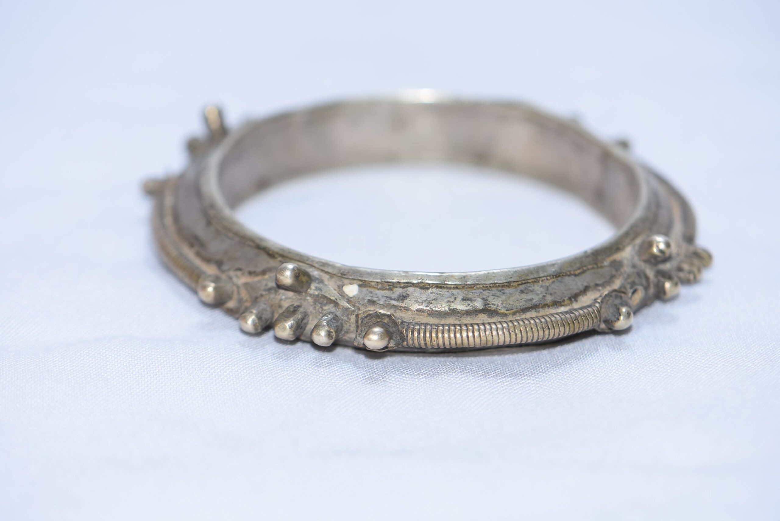 Mauritania Bangle Old Silver, Sahraoui Bracelet Antique Very Rare - Image 3
