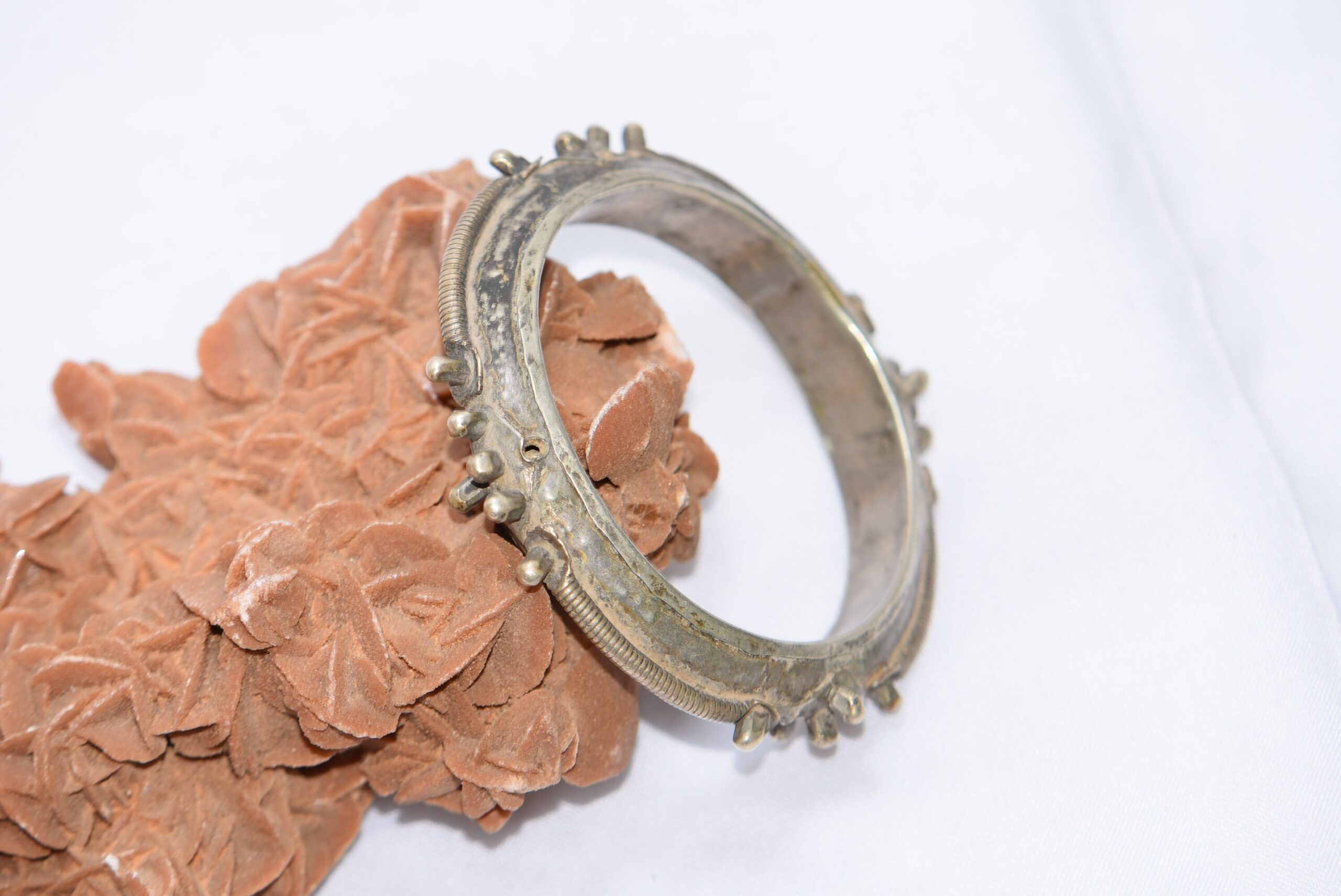 Mauritania Bangle Old Silver, Sahraoui Bracelet Antique Very Rare