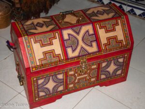 Tuareg Chest, african Craft Mauritania Big Handmade