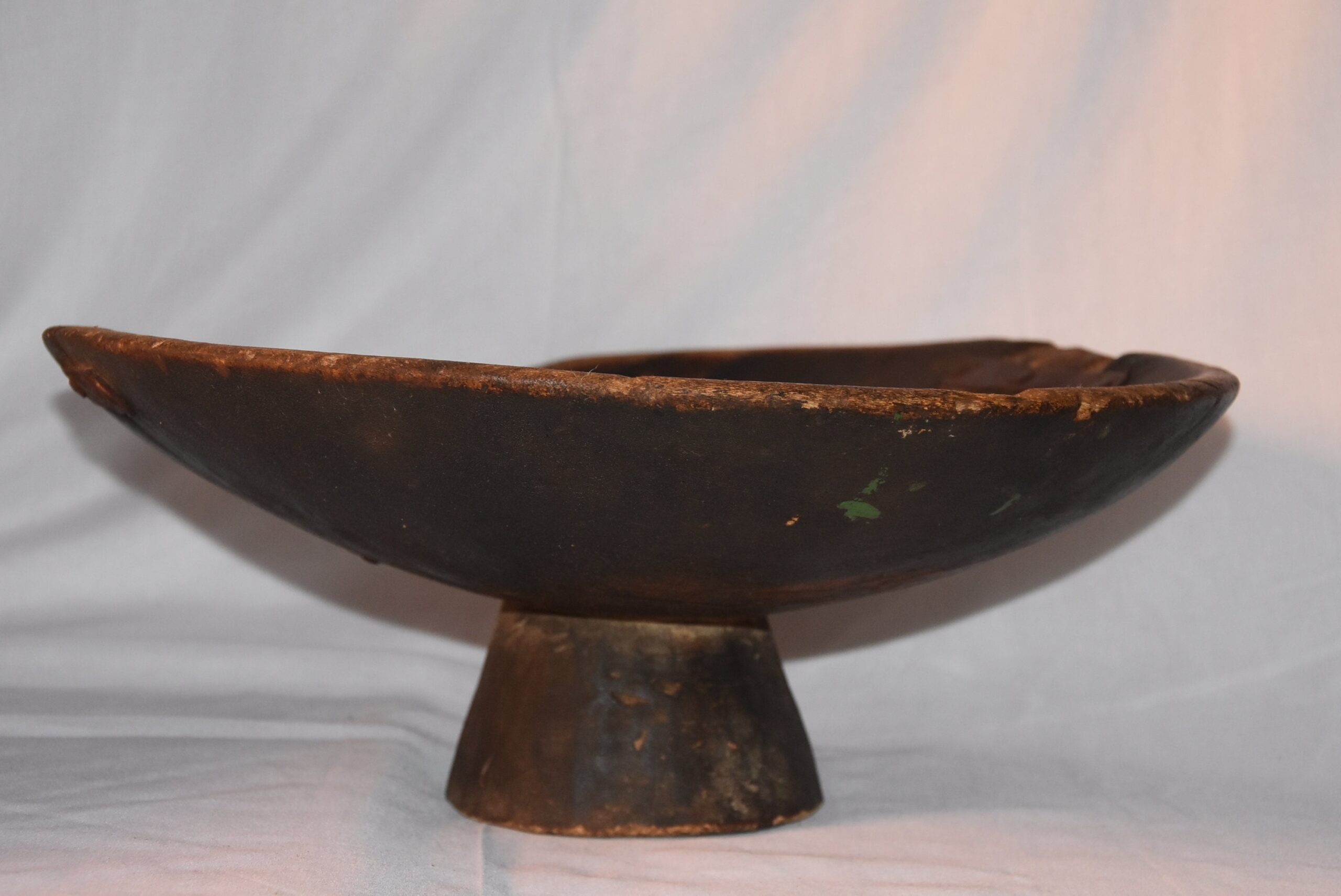 Tuareg wooden Plate Vintage 1940s, Very Rare Moroccan Wood - Image 2