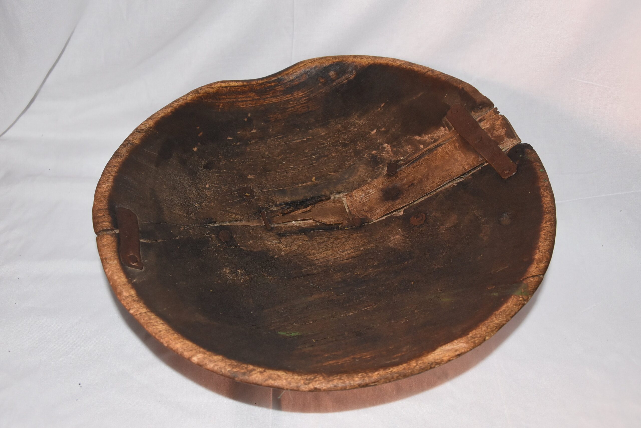 Tuareg wooden Plate Vintage 1940s, Very Rare Moroccan Wood - Image 3