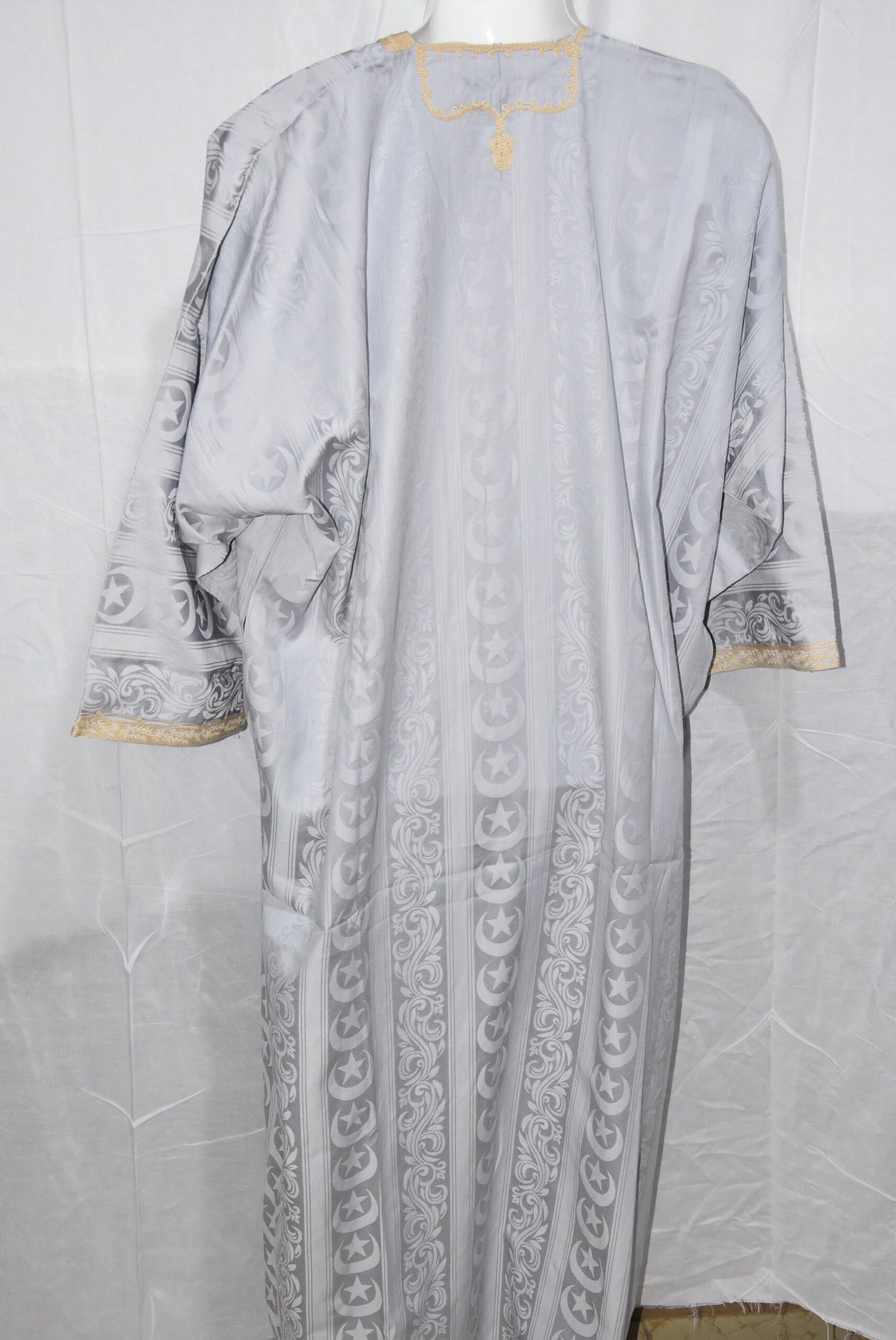 Handmade African Kaftan Tuareg Bleu Traditional Clothing Dress - Image 10