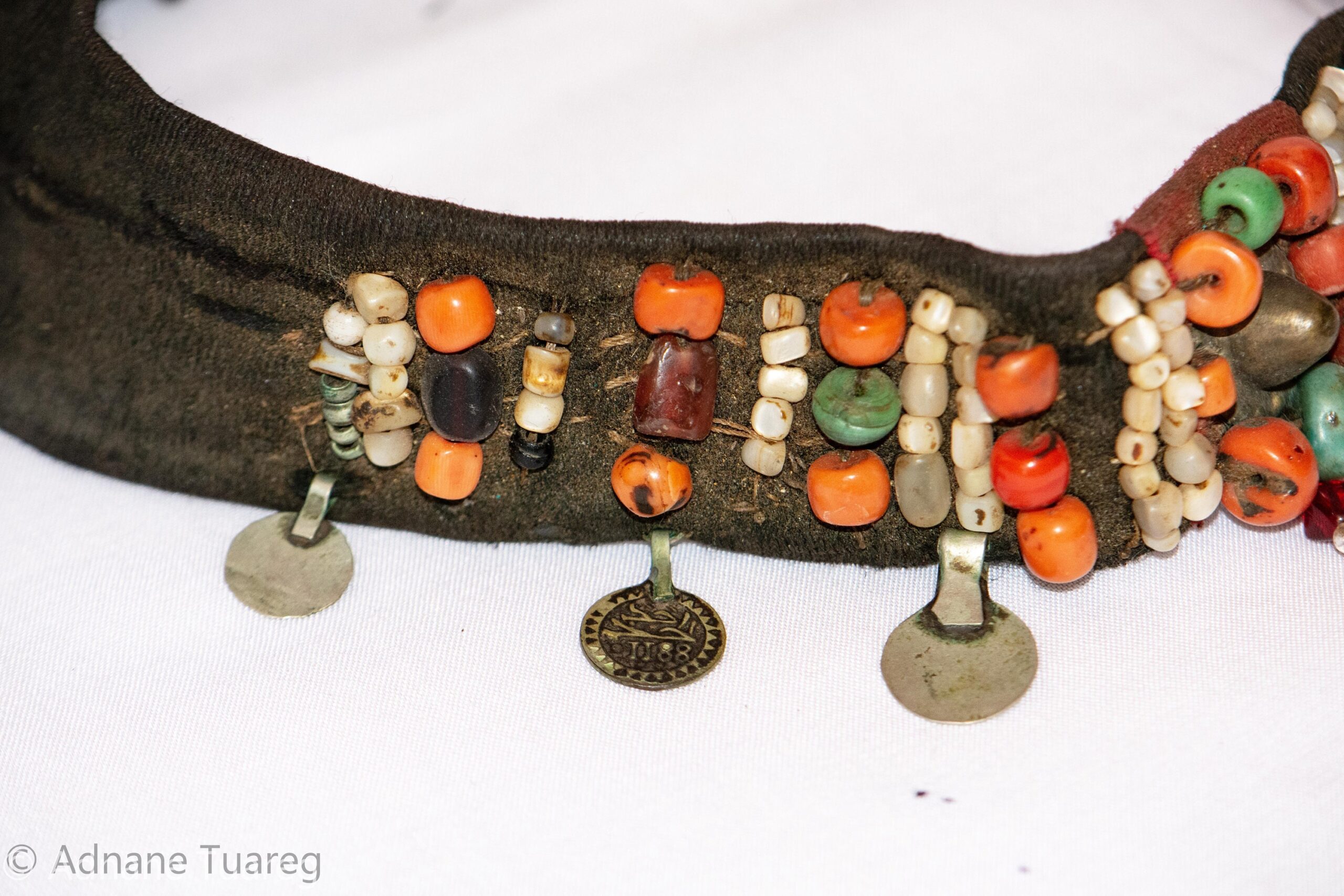 Headband Corail Antique Morocco, Authentic Head Ornament southern ZAGORA - Image 8
