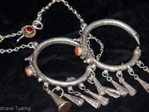 Antique Earrings Morocco - Silver Old Moroccan
