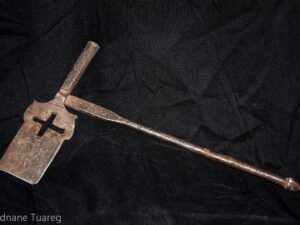 Antique Tuareg Iron Sugar Hammer: Nomadic Decor