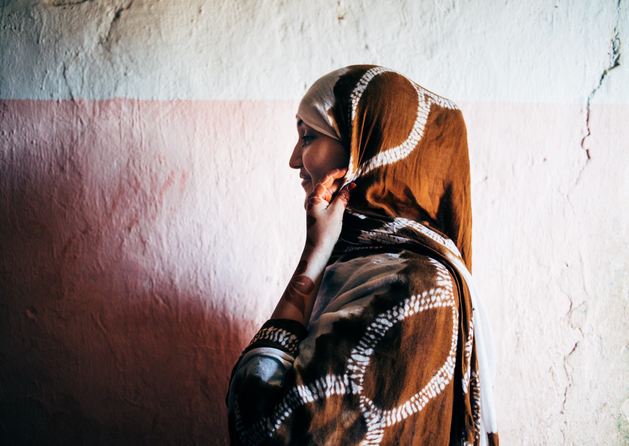 Tuareg Cotton Melhfa Dress: Mauritanian Sahraoui Clothing
