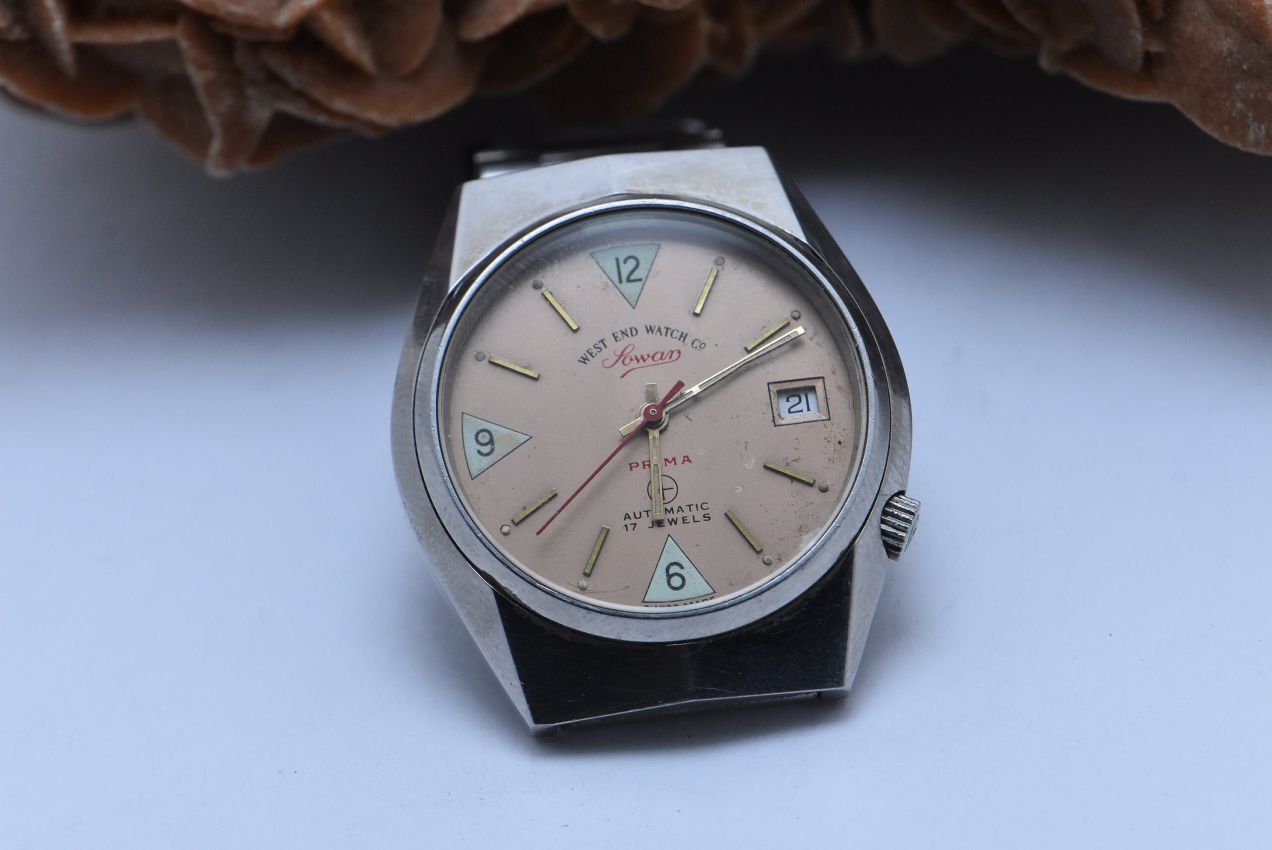 Vintage West end watch co Sowar AUTOMATIK HERREN Schweizer Armbanduhr 35 MM - Image 4
