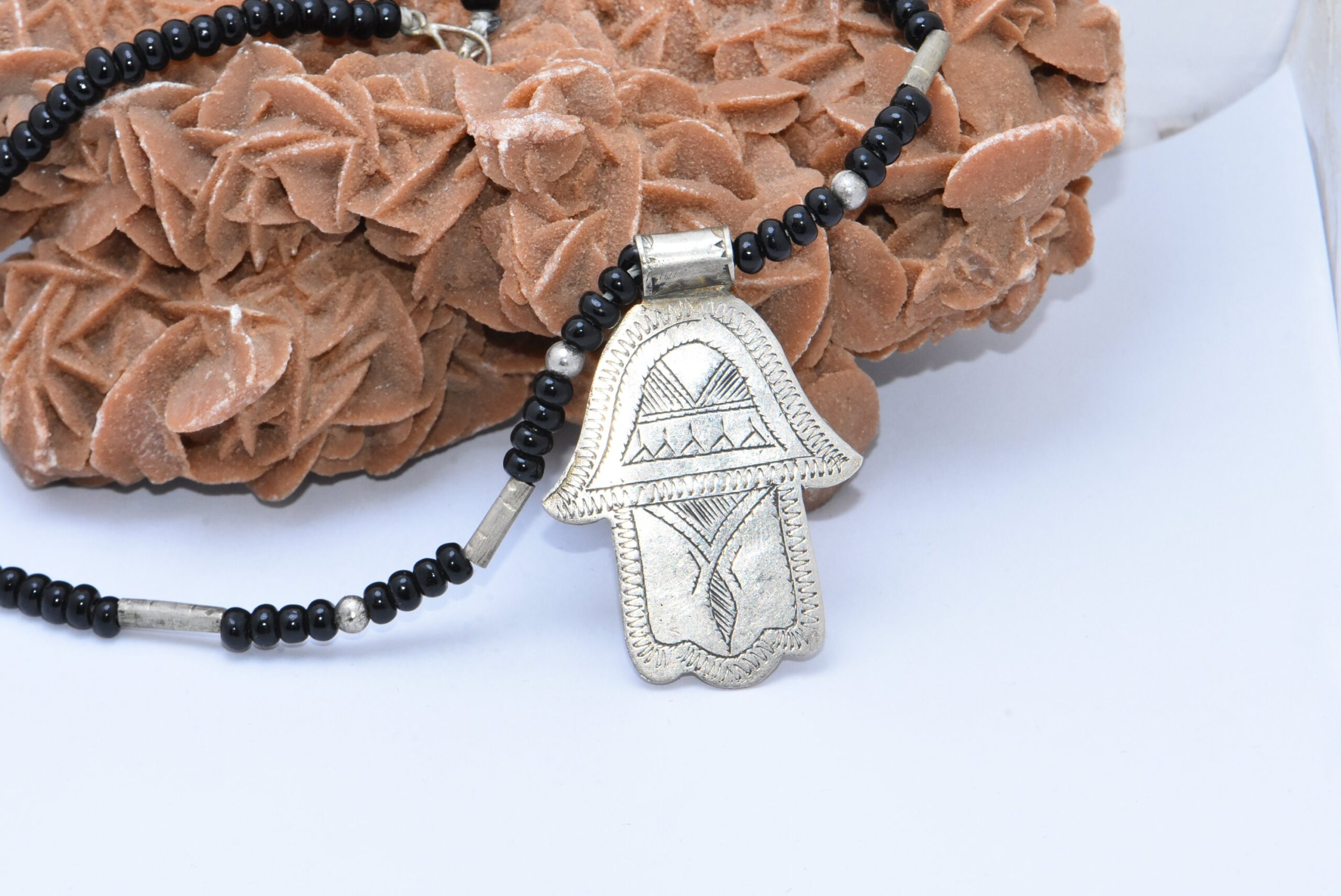 Berber Necklace Silver Hand Fatima
