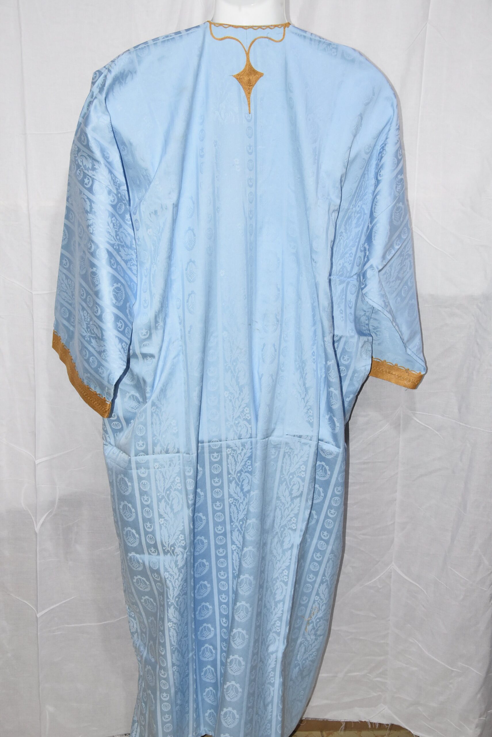 Hand Embroidered Cotton Tuareg Dress: Mauritanian Sahraoui Gandora - Image 10