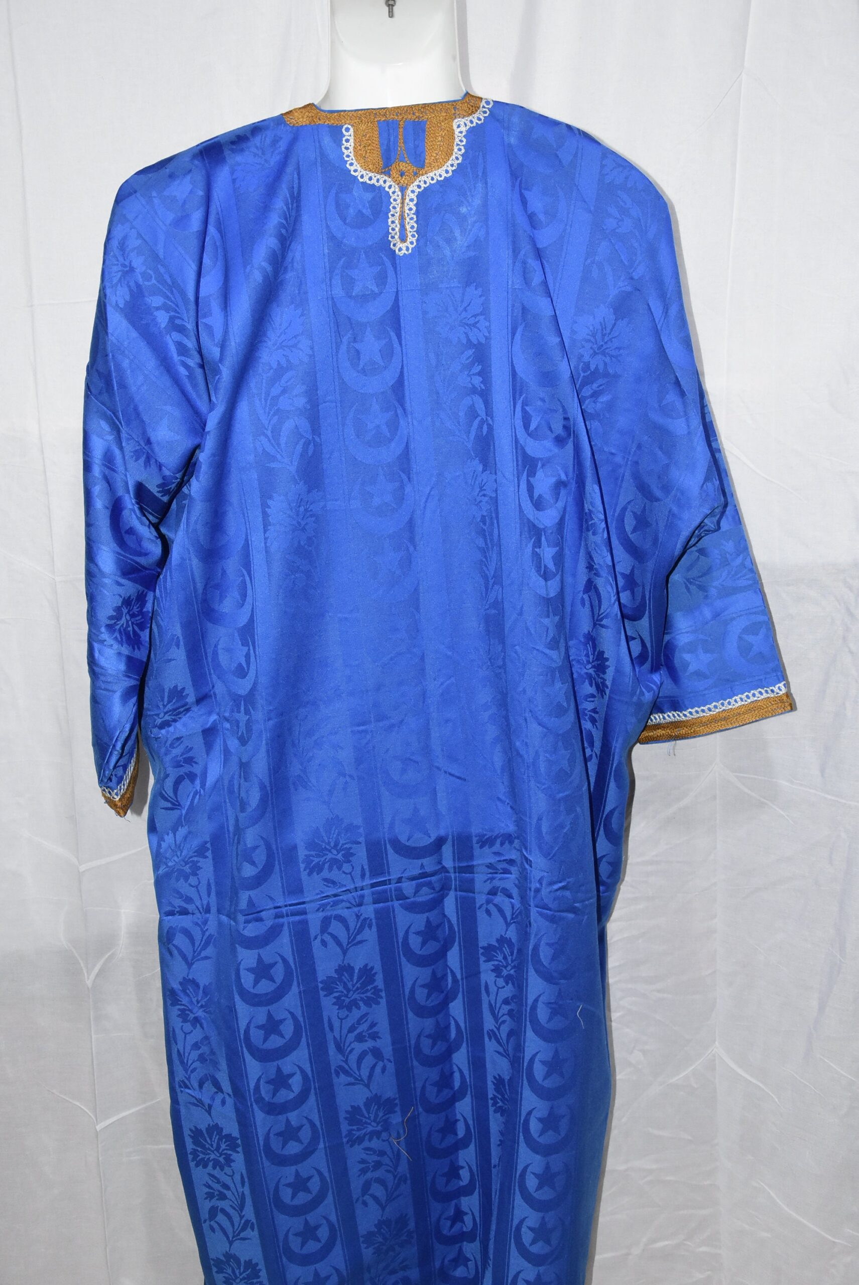 Mauritanian Tuareg Bleu Dress, Traditional Sahara Morocco Clothing - Image 10
