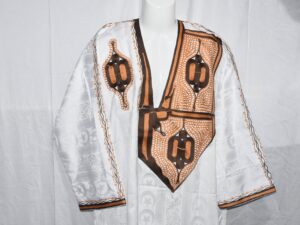 Handmade African Kaftan Tuareg Bleu Traditional Clothing Dress
