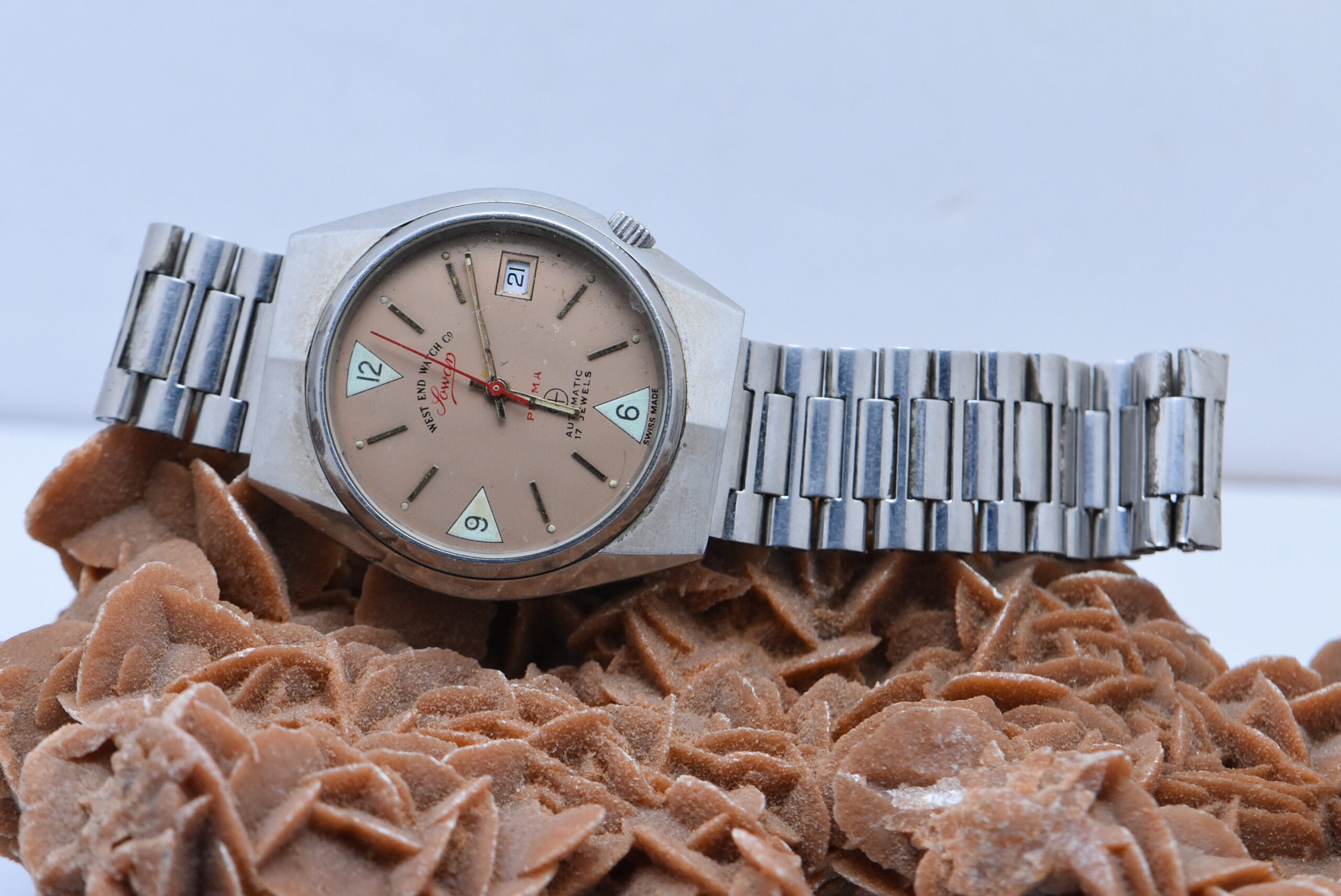 Vintage West end watch co Sowar AUTOMATIK HERREN Schweizer Armbanduhr 35 MM - Image 8