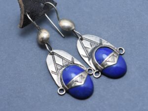 Boucles d'oreilles touareg argent, berbere bijoux