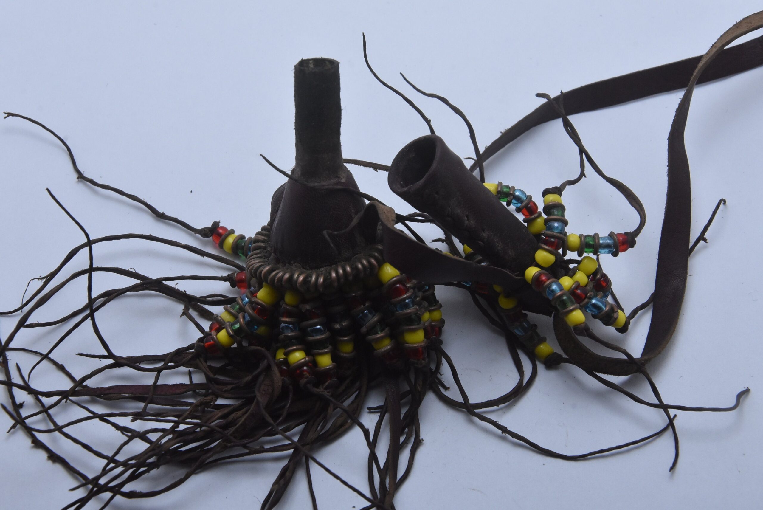 Tuareg Leather Box kajal, Touareg kohl bottle - eyeliner empty - Image 2