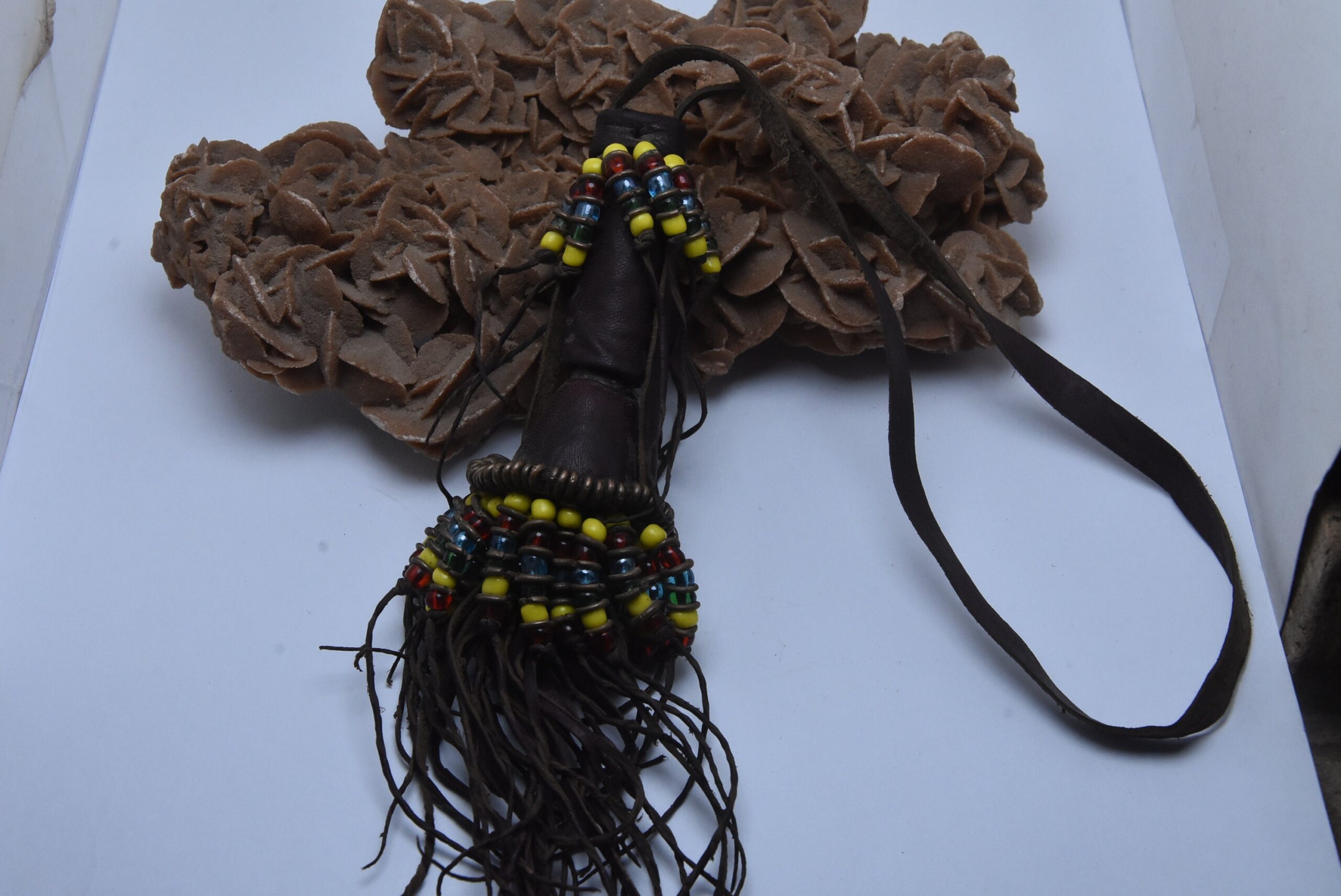 Tuareg Leather Box kajal, Touareg kohl bottle - eyeliner empty - Image 3