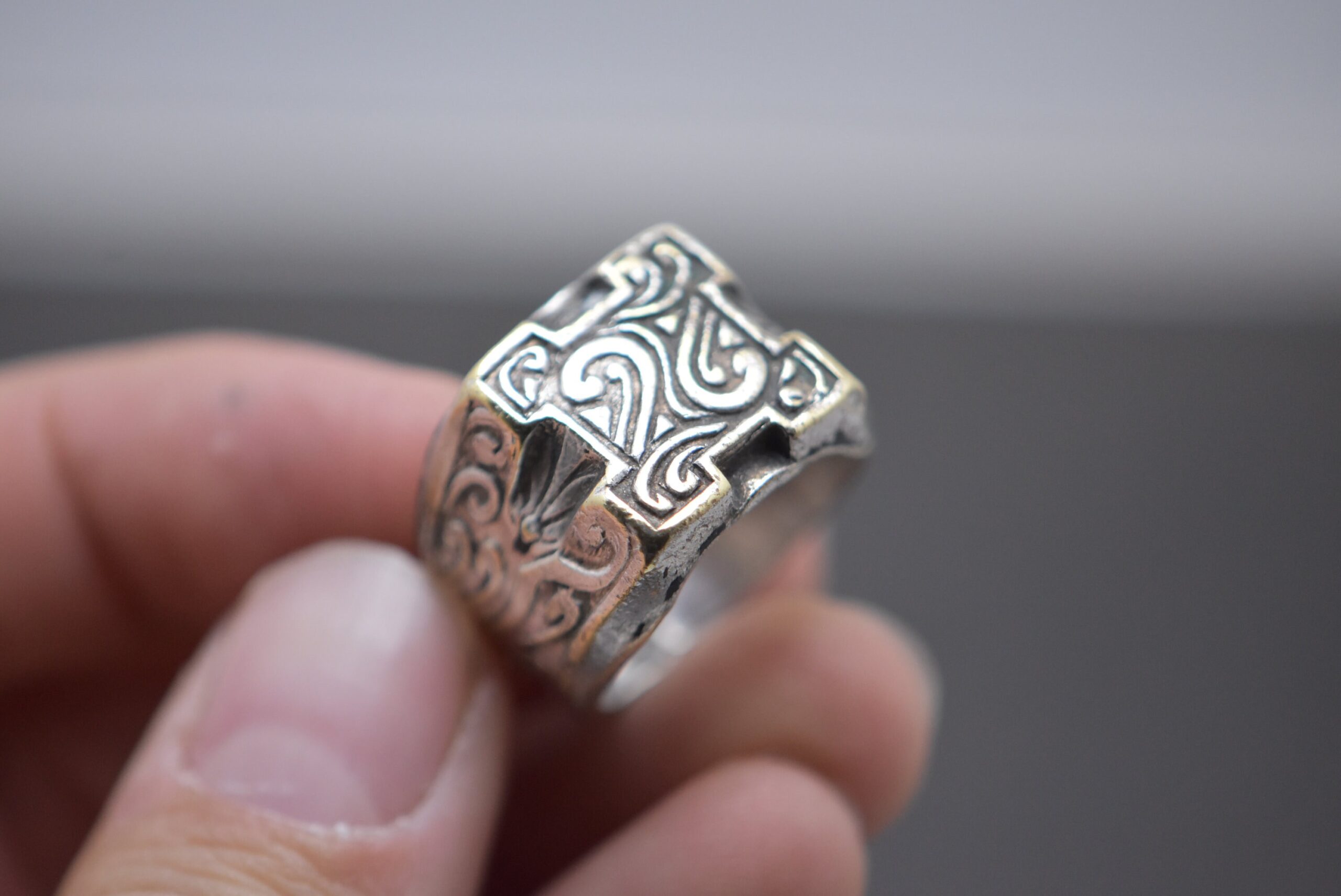 tuareg handmade silver ting, boho ring - Image 5
