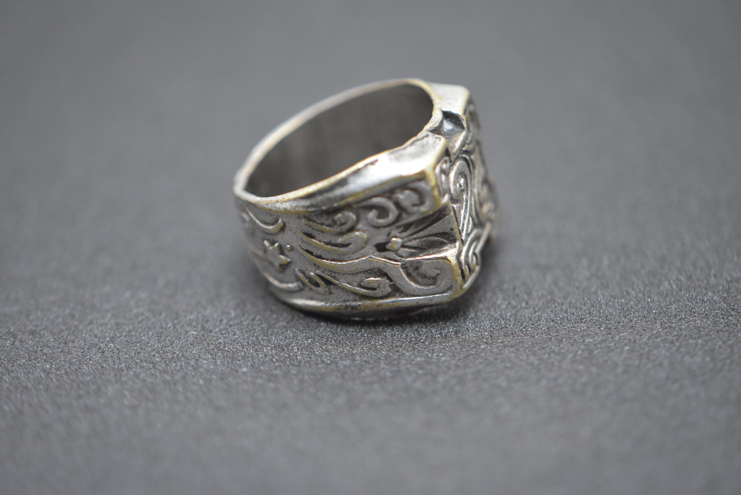 tuareg handmade silver ting, boho ring - Image 3