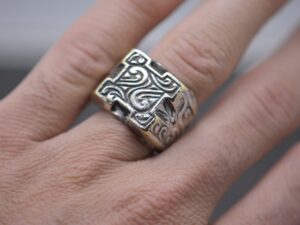 tuareg handmade silver ting, boho ring
