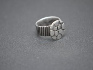 Antique Tuareg Silver Ring: Berber Boho Ethnic (Size 7.5 US)